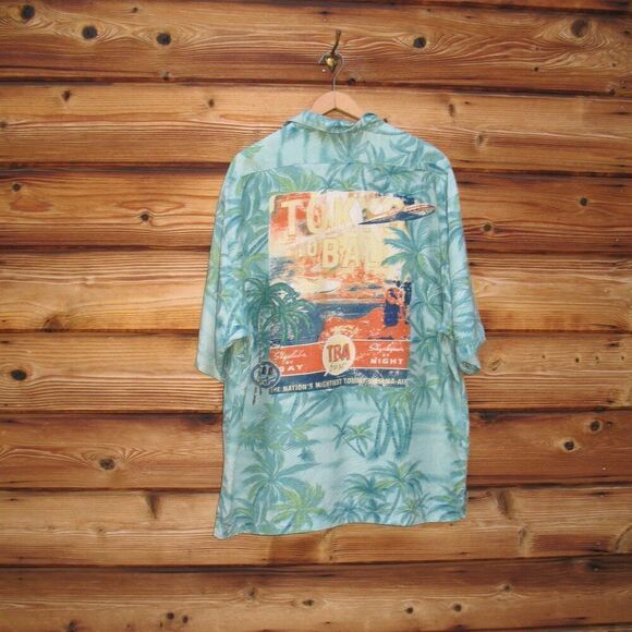 Tommy Bahama  Mens Silk Hawaiian Print Shirt - Picture 1 of 8